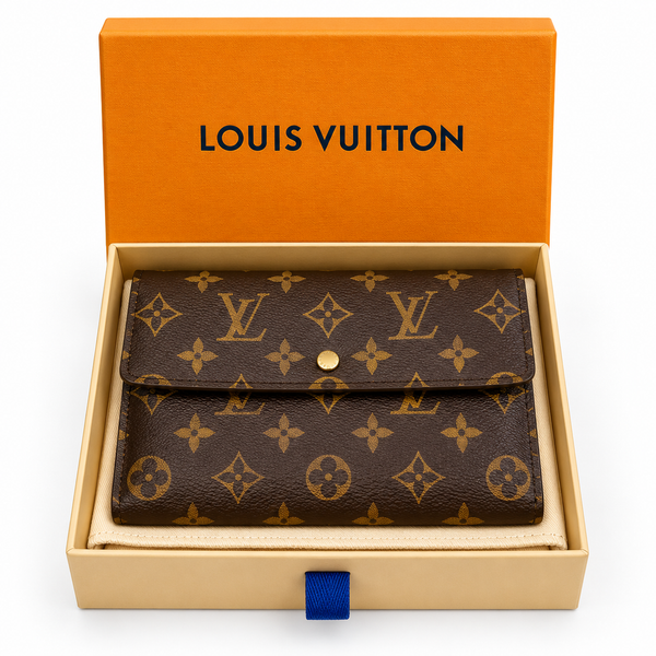Louis Vuitton Monogram Large Trifold Wallet – Vintage