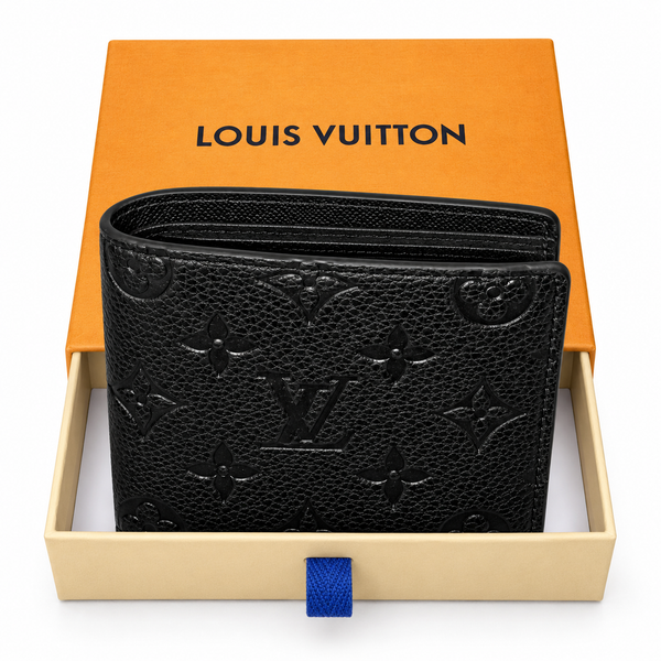 Louis Vuitton Multiple Monogram Canvas Slender Wallet – Black Men’s
