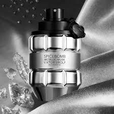 Viktor & Rolf Spicebomb Metallic Musk Eau de Parfum – 90ml / 3.0 oz for Men, New Sealed