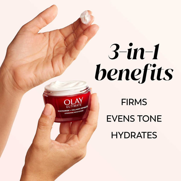 Olay Ultimate 3-in-1 Hydrating Moisturizer 1.7 oz – 2 Pack