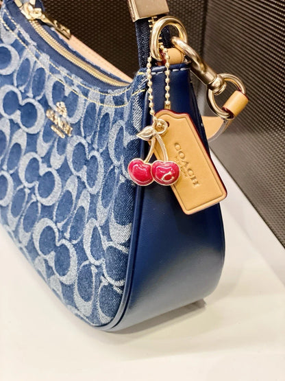 Coach Teri Shoulder Bag in Signature Denim CAF82 / CAK35 – New With Tags
